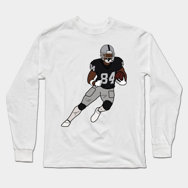 Antonio Brown - NFL Oakland Raiders Long Sleeve T-Shirt by xavierjfong